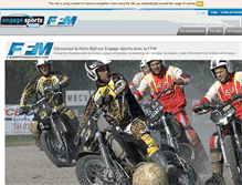 Tablet Screenshot of motoball.engage-sports.com