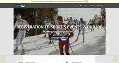 Desktop Screenshot of engage-sports.com